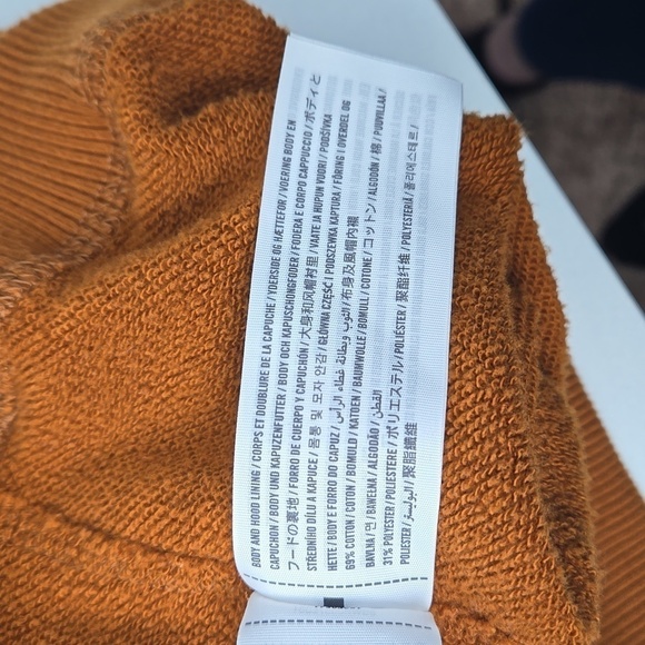 Abercrombie & Fitch Orange Hoodie EUC - Picture 6 of 6
